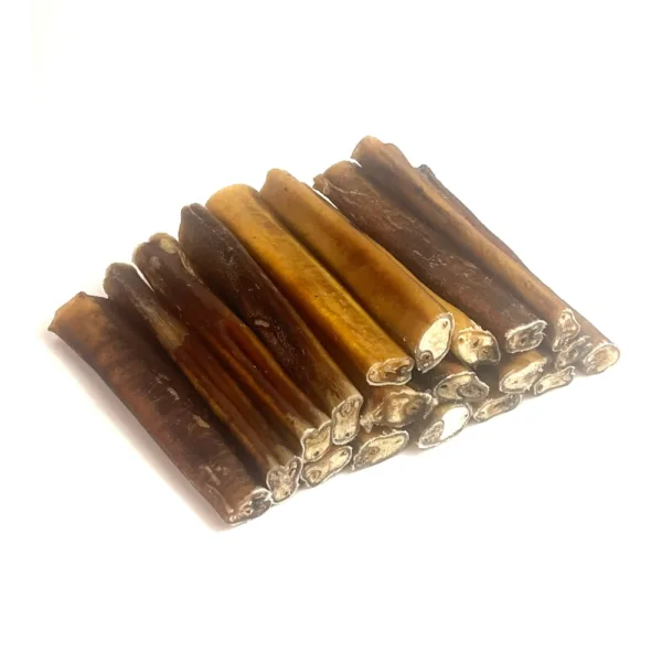 6" Extra Jumbo Bully Sticks, Very Low Odor, in a stack