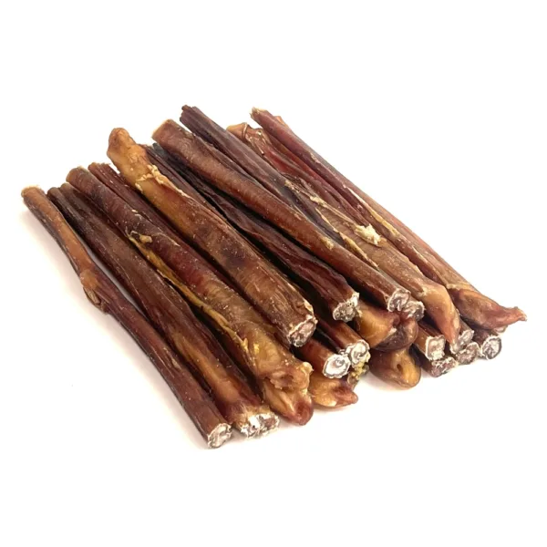 12" Bully Sticks Thick Mid-Grade in a stack