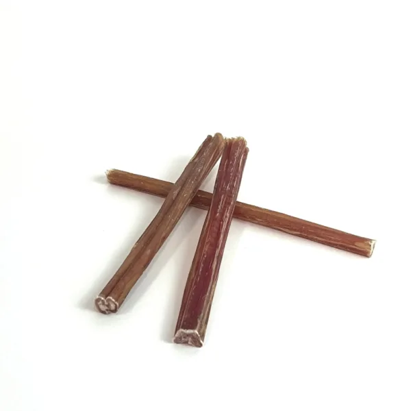 6" Bully Sticks Thin Mid-Grade in a small stack