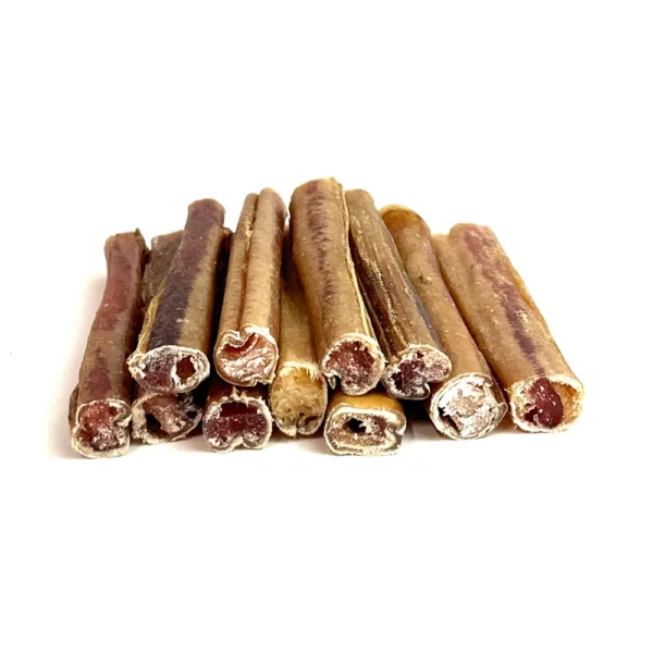 6" Low-Grade Bully Sticks, Medium Odor, Straight-On