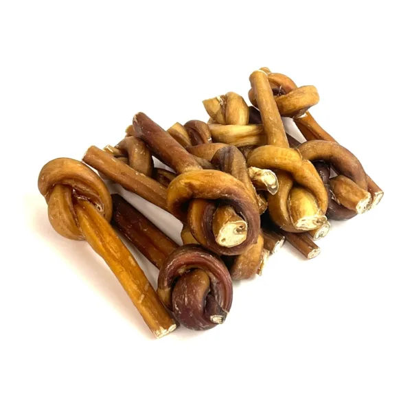 6" Lollipop Bully Sticks, Jumbo, Medium-High Odor, in a stack