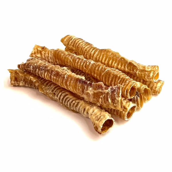 12" beef trachea, very low odor, in a stack