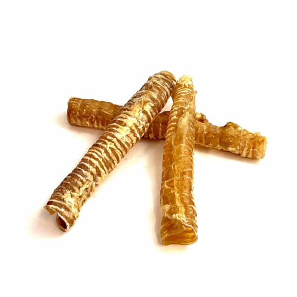 12" beef trachea, very low odor, in a small stack