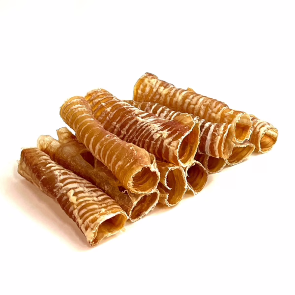 6" beef trachea, very low odor, in a stack