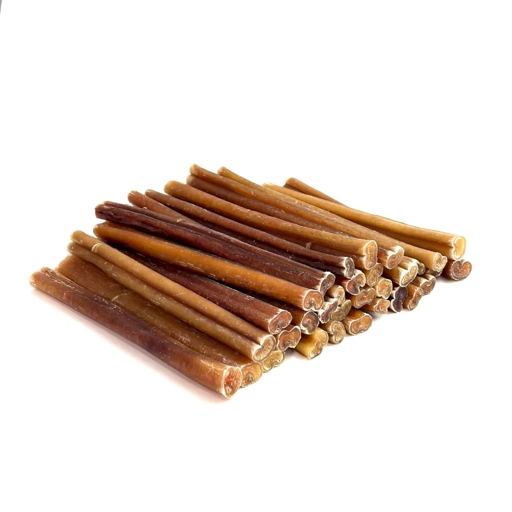 6" Bully Sticks | Thin/Mid (15-22g) | Low Odor 4 6" straight bully sticks, thin-mid, low odor, large stack